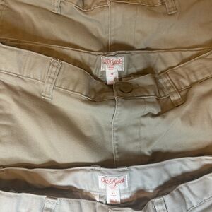 Cat & Jack Tan Casual Bottoms with Cotton Blend (bundle of 3)